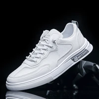 summer men shoes breathable mesh platform white sneakers hollow designer man vulcanized shoes autumn lace student trainers newly