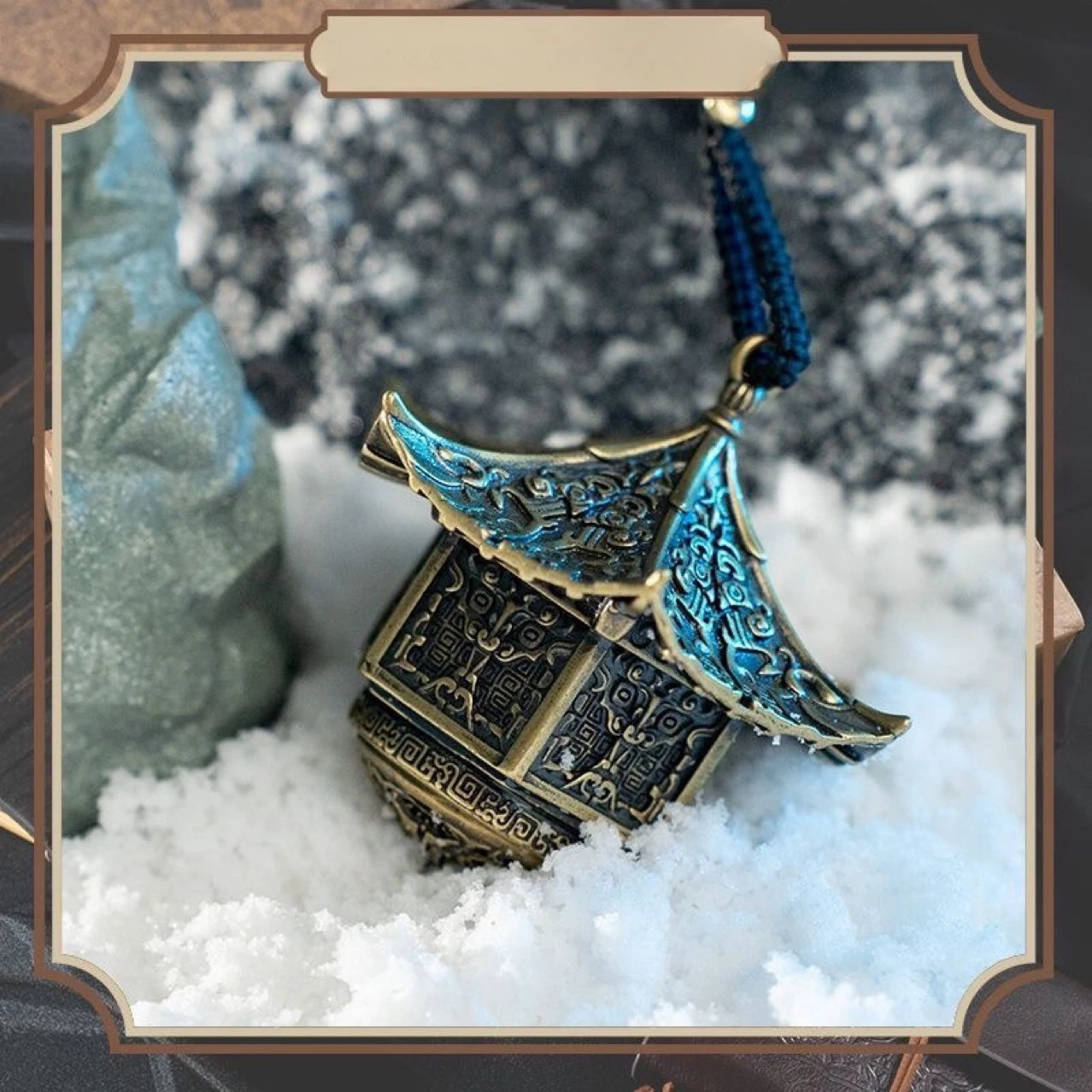 Этнический стиль серебряный цвет змеиная бровь змея Серебряный кулон в форме