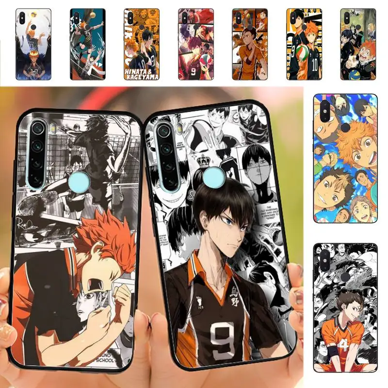 

YNDFCNB Haikyuu Phone Case for Redmi Note 8 7 9 4 6 pro max T X 5A 3 10 lite pro