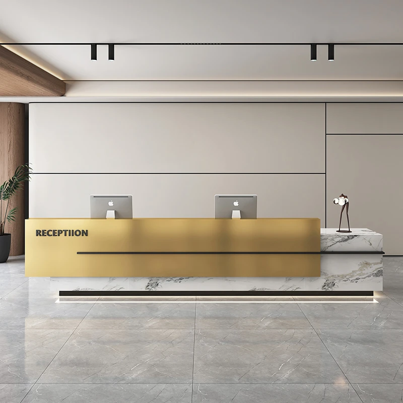 Эстетическая мебель для ресепшн современный роскошный парикмахерский стол