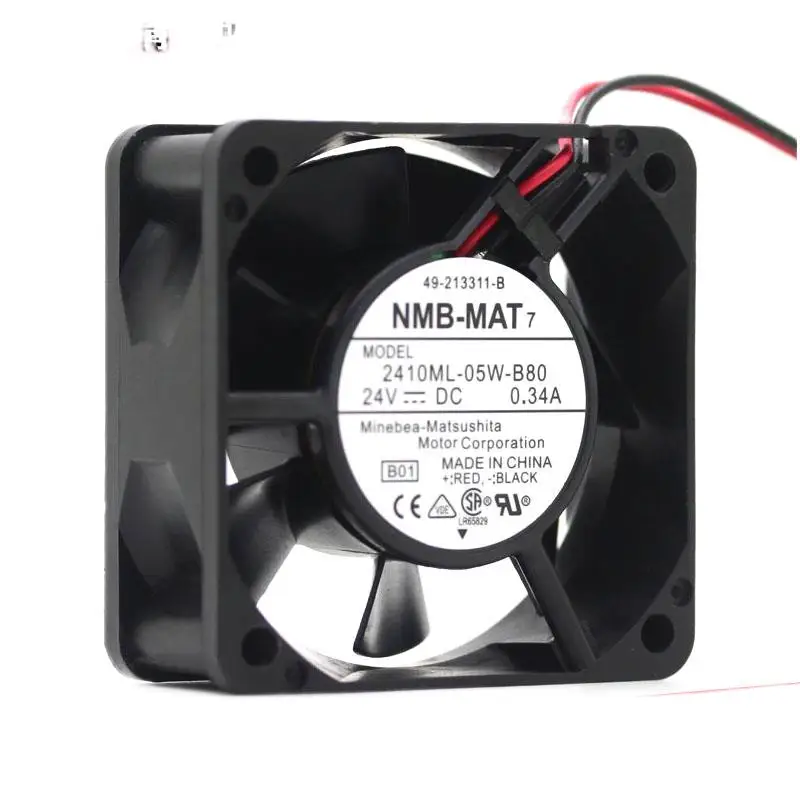 NMB 2410ML-05W-B80 6025 24 В 0 34 А Супер большой инвертор объема воздуха Двойной шариковый