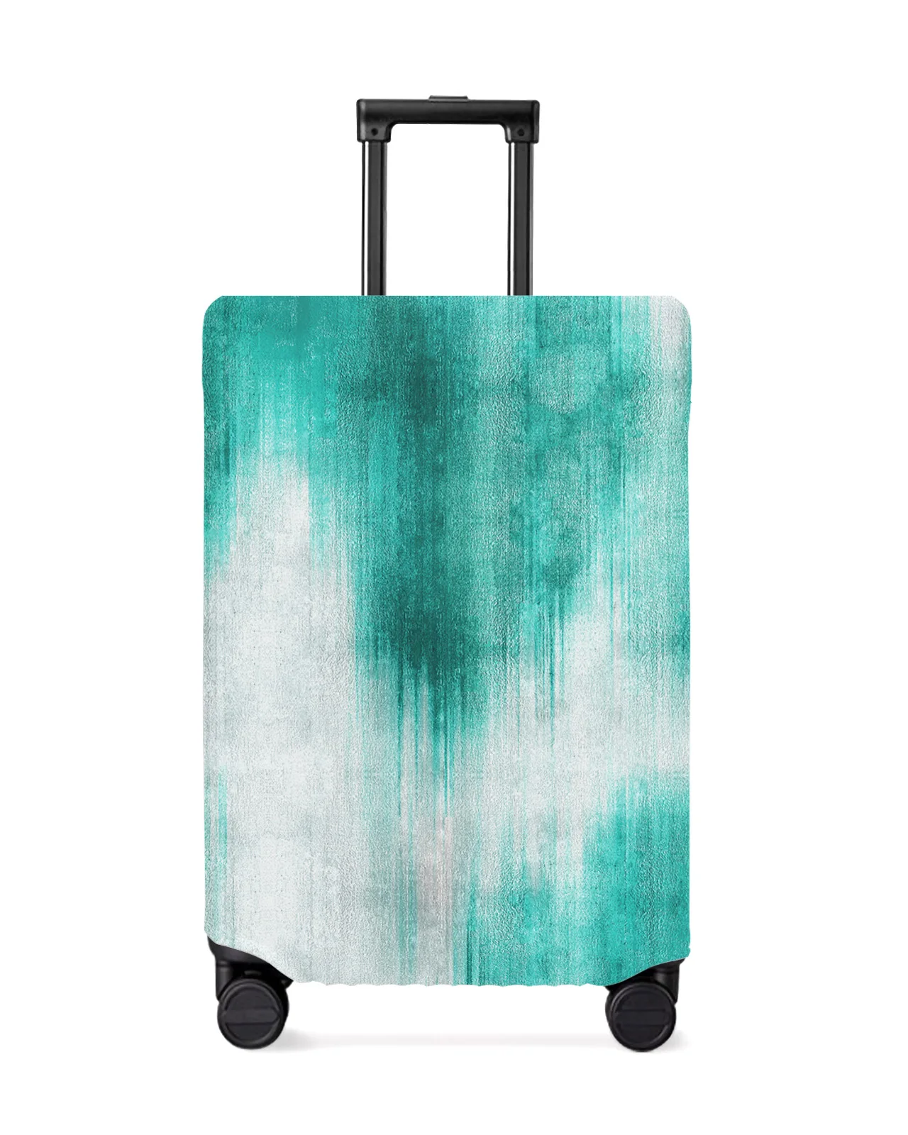

Abstract Modern Line Water Green Travel Luggage Cover Elastic Baggage Cover Suitcase Case Dust Cover Travel Accessories
