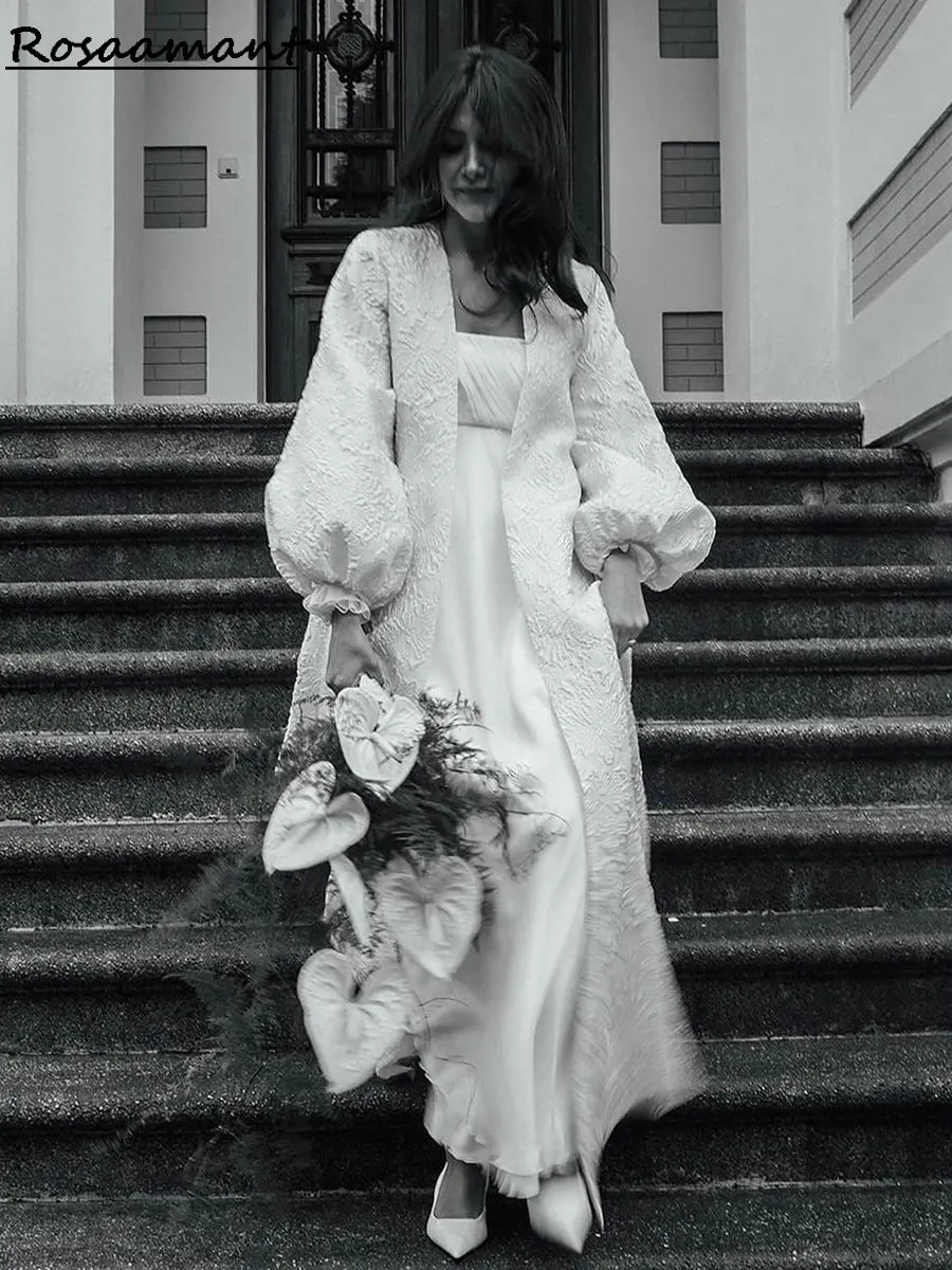 Новые жаккардовые плетеные трапециевидные Свадебные платья из двух частей с