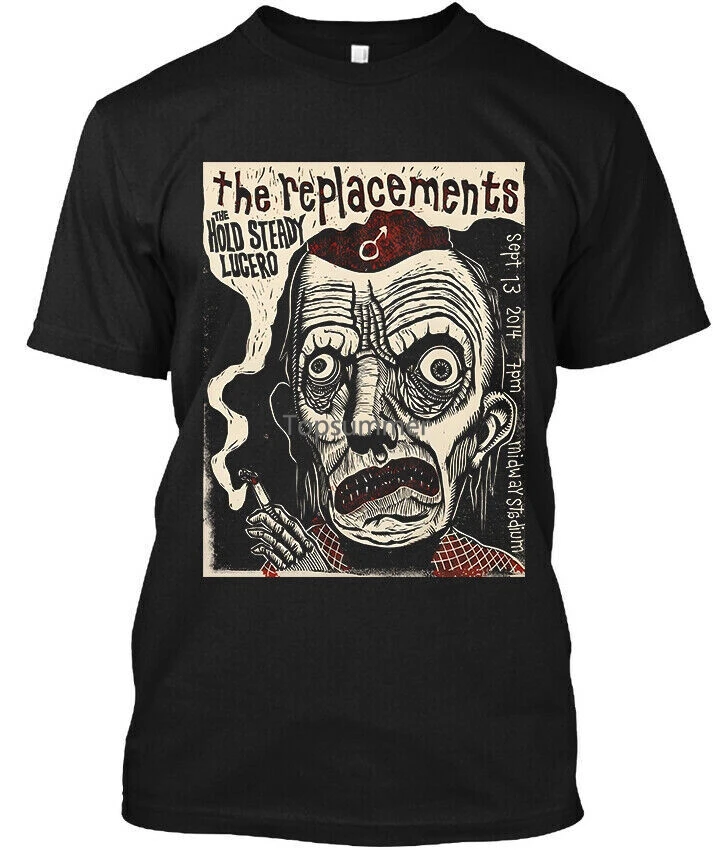 

Limited New The Replacements The Hold Steady American Rock Band T-Shirt S-3Xl