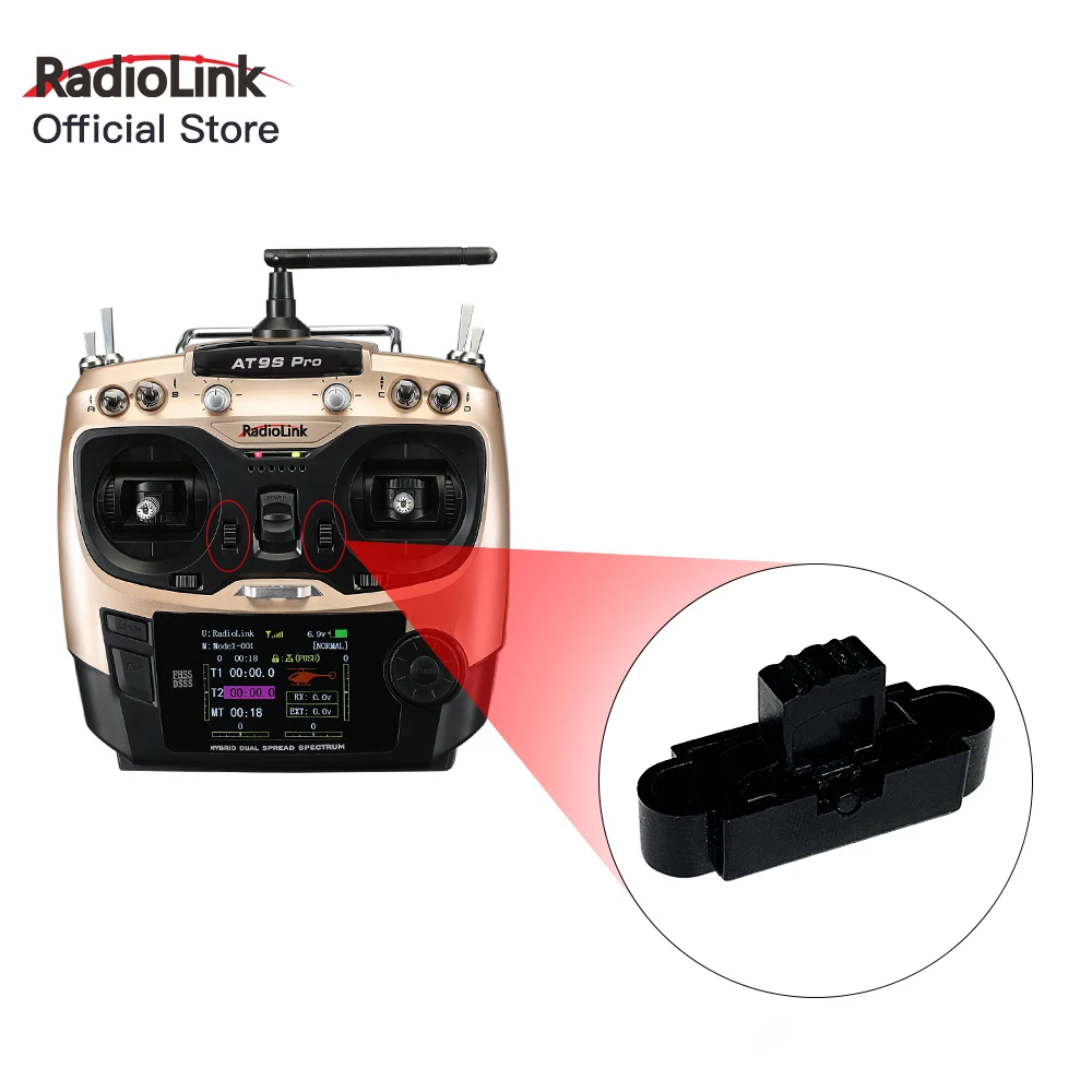 

Радиоуправляемый передатчик Radiolink AT9/AT9S/AT9S Pro, передатчик с 2 каналами (Лифт) или 3 каналами (дроссельная заслонка), регулировка рычага, замена