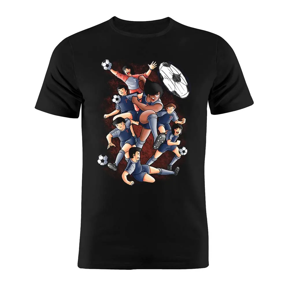 

Хлопковая футболка унисекс, капитан Цубаса, капитан Тохо, тигр, выстрел, Аниме Манга, Классическая футболка с рисунком