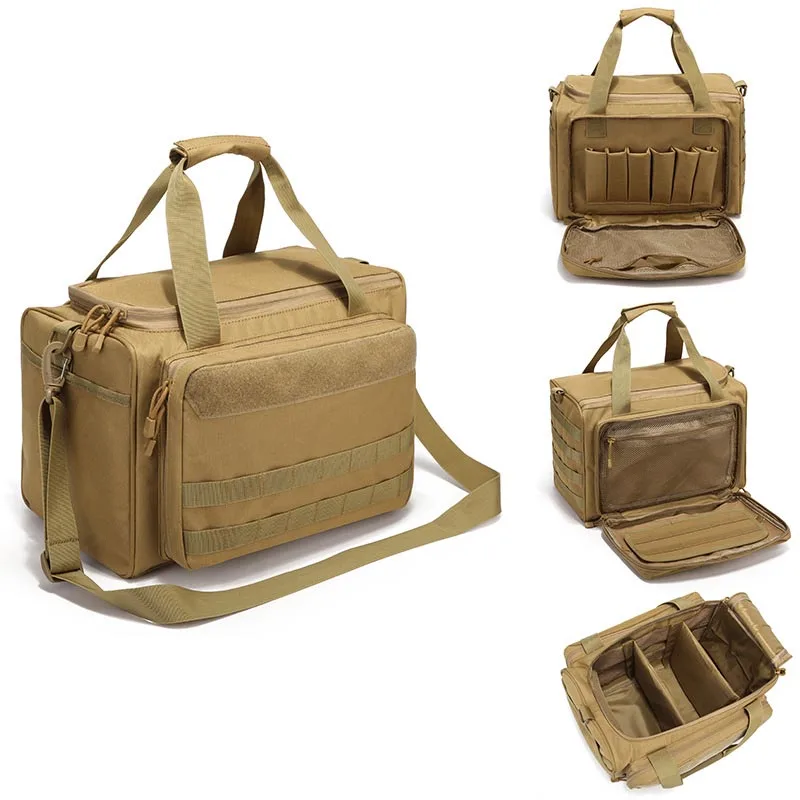 

Military Tactical Handgun Bag Outdoor Tactical Training Bag 600D Waterproof Gun Shooting Pistol Case Pack Hunting Accessories