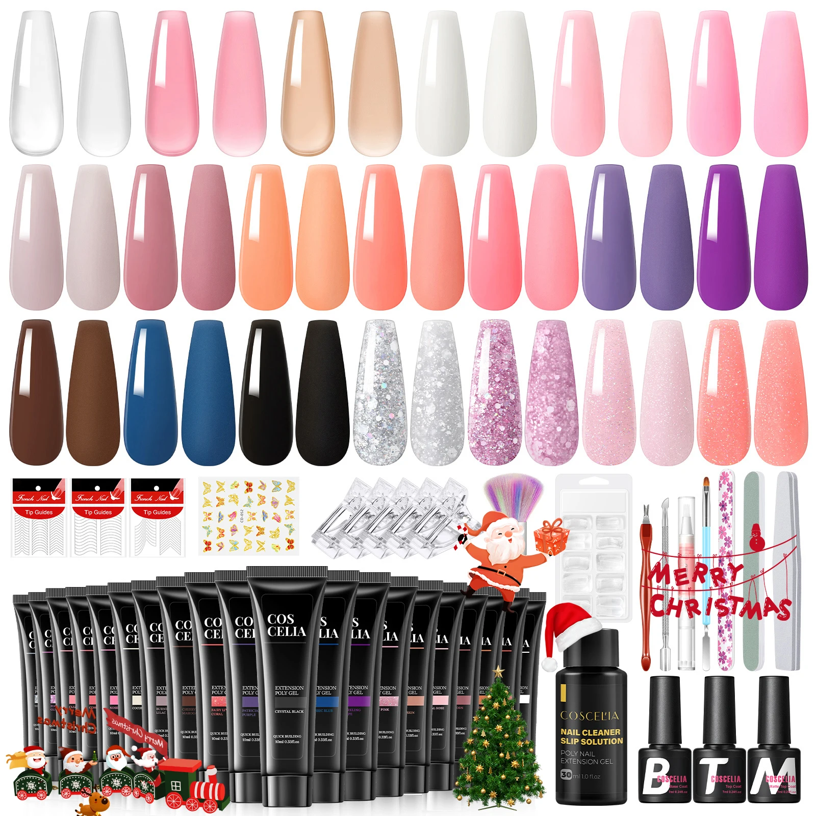 Набор Для Ногтей COSCELIA 20 Шт. С Полиметиловым Гелем Из Метакрилата Наращивания