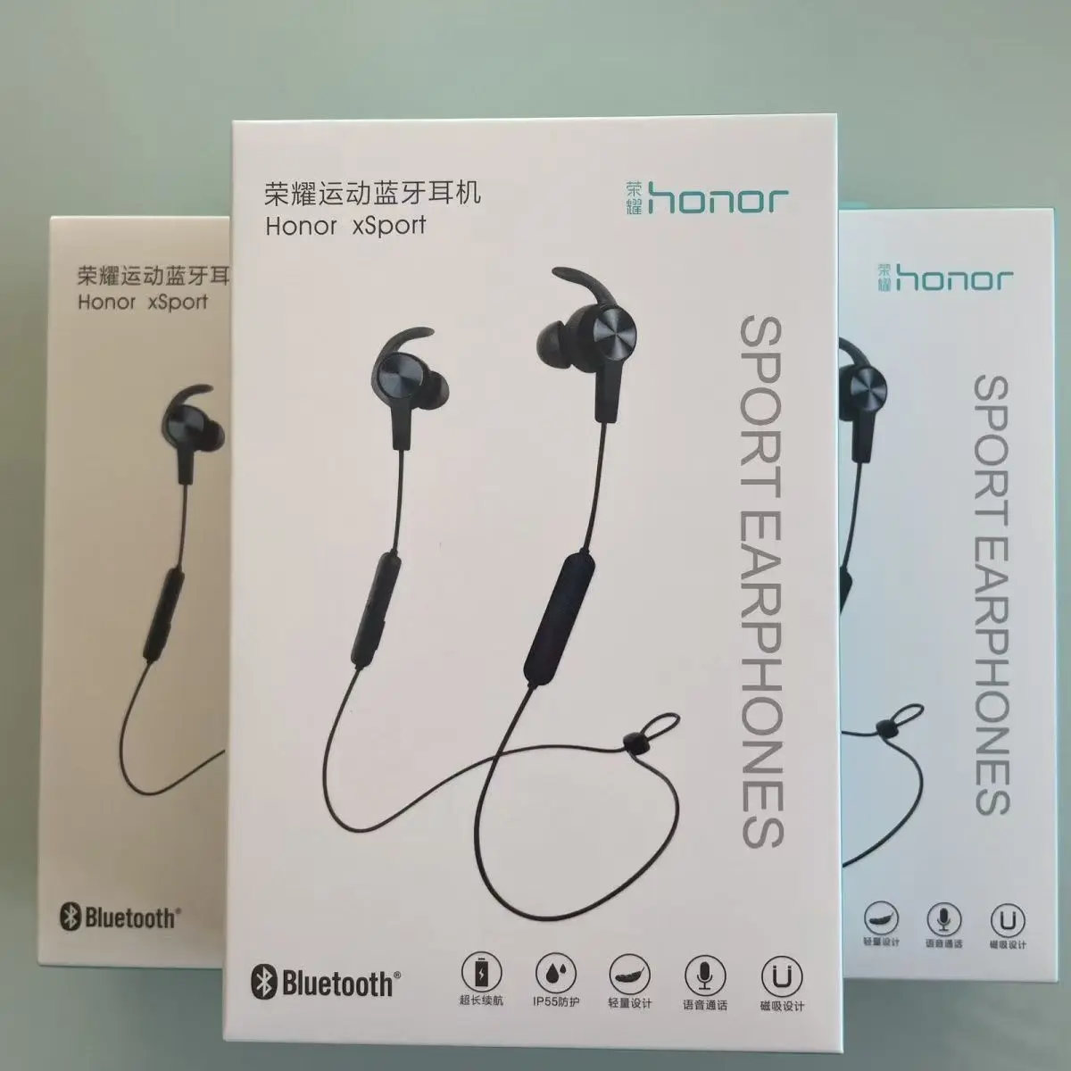 Фото Новые наушники Honor xsport AM61 с Bluetooth и беспроводным подключением, с микрофоном, внутриканальные, с функцией быстрой зарядки, для Honor, iOS, Android. №4
