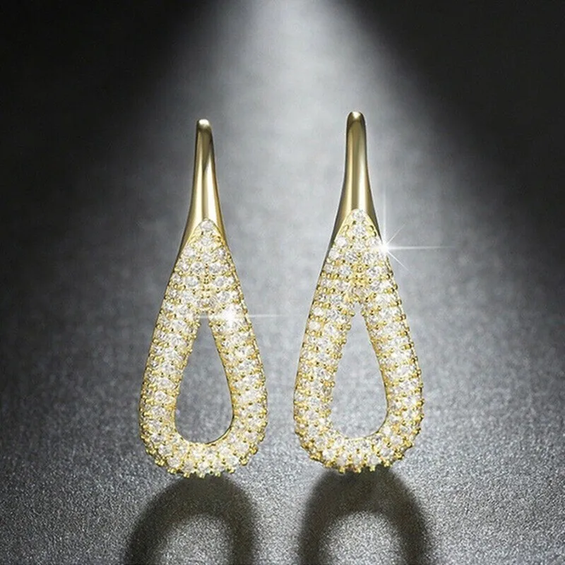 

European and American Style Exquisite Fashion Women Jewelry Earrings Romantic High Quality Luxury Gift Engagement Earrings