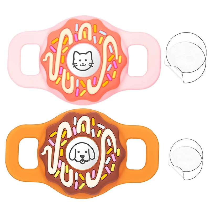 

Cute Cartoon Silicone Sleeve Protect Cover For Airtag Pet Cat Dog Locator Tracker Anti-lost Case Collar Accessories