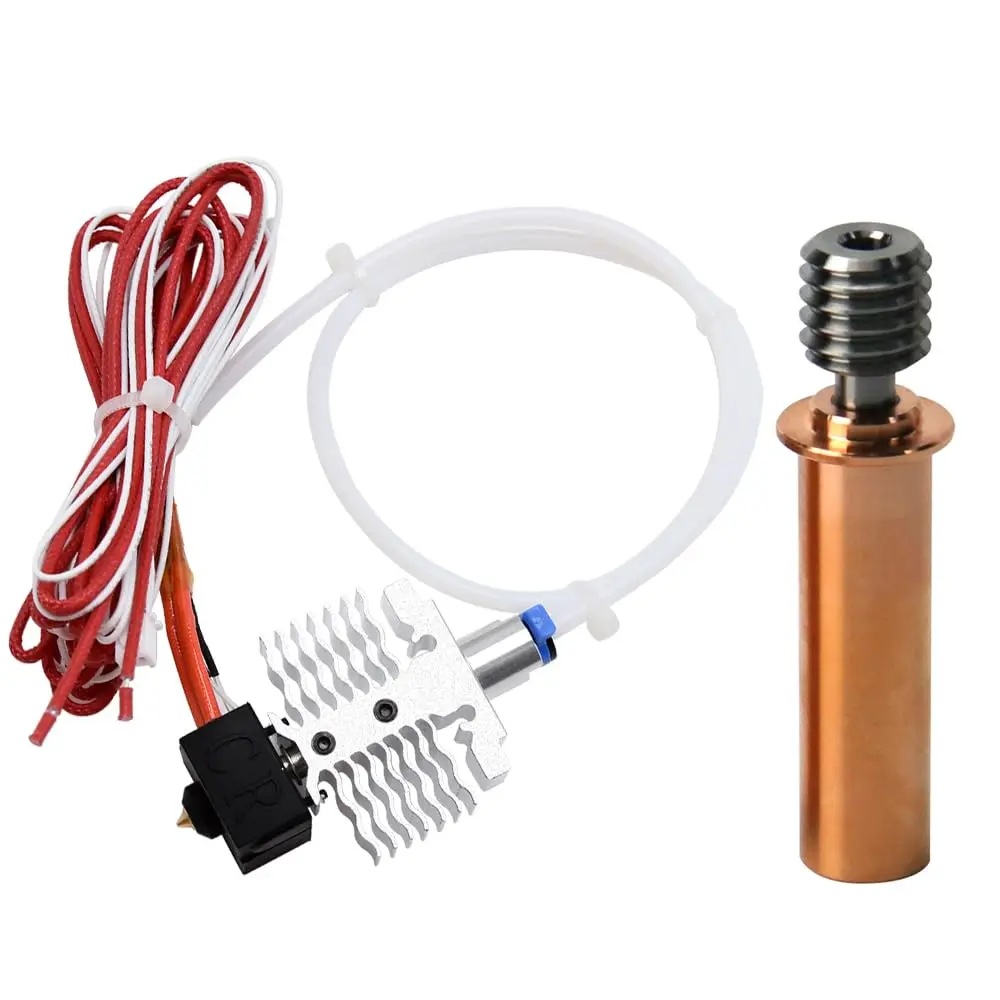 

Ender3 V2 Neo Hotend комплект экструдера Горячий Конец 0,4 мм сопло + 1 шт. биметаллический тепловой разрыв w/PTFE трубы, силиконовая крышка/F Creality 3D печать
