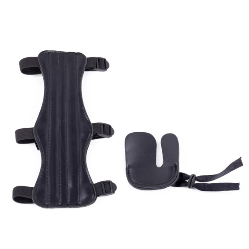 

High-Quality Durable Leather Protector Finger Arm Guard Archery Protective Gear Sleeve Accessories