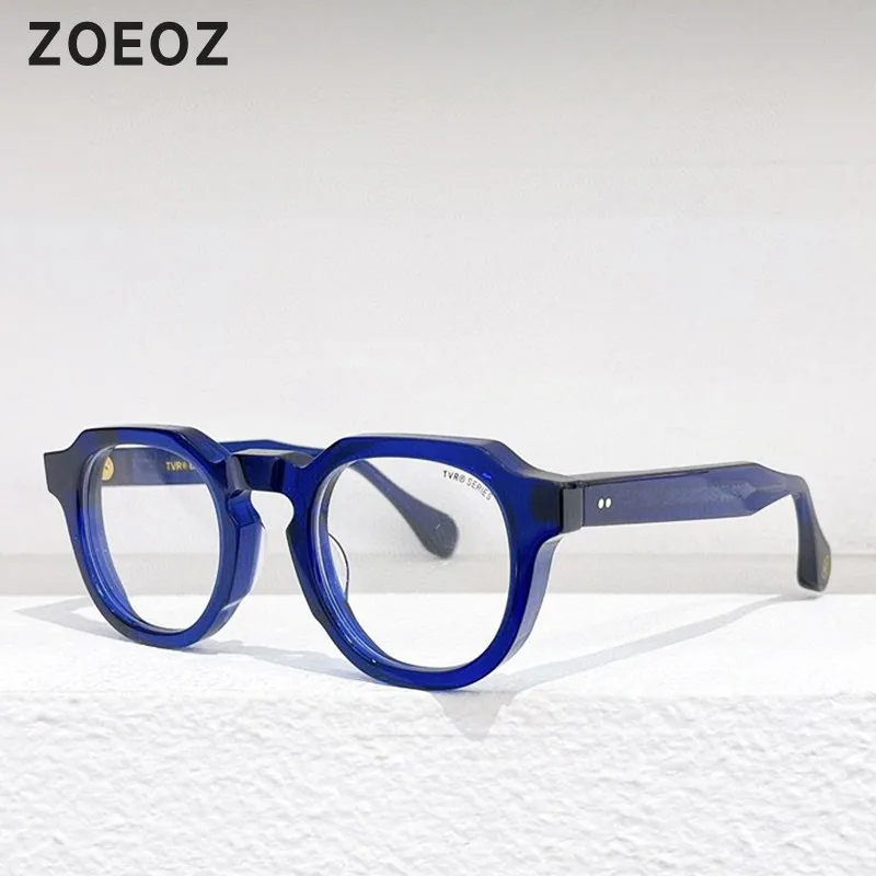 

Japanese designer vintage blue round full frame glasses myopia glasses women eyeGlasses Frames for Men Optical Glasses Fashion