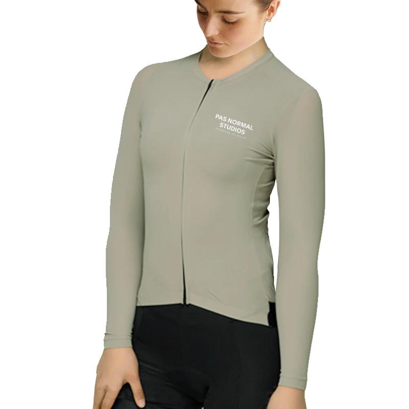 

Женская велосипедная футболка с длинным рукавом, демисезонная