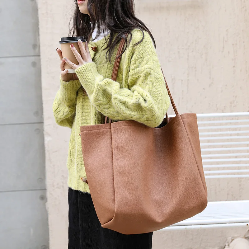 

Повседневная винтажная сумка, простая мягкая кожаная однотонная сумка для мам, сетчатая красная модная фотосумка