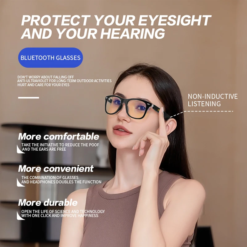 Bluetooth-очки MZ08 умные очки с функцией прослушивания песен