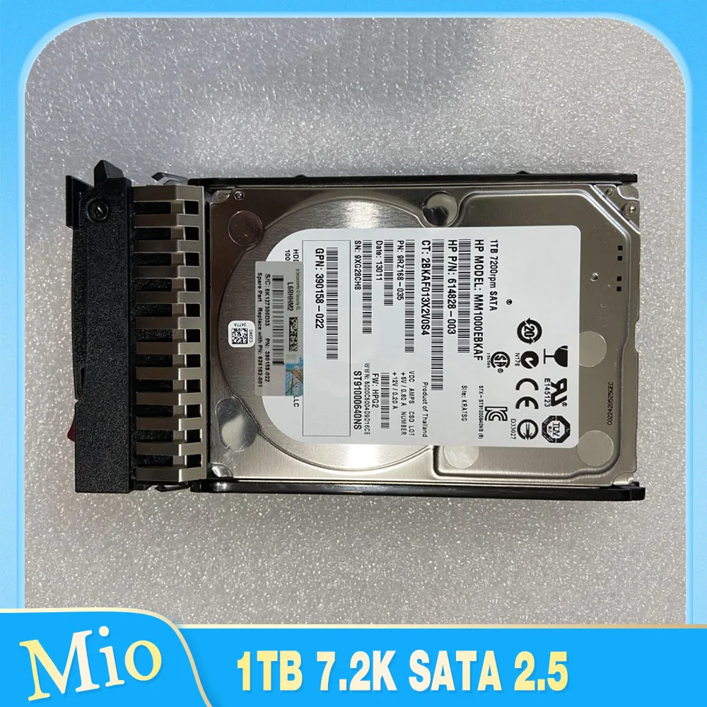 Фото 1 ТБ для серверного жесткого диска HP 625609-B21 626162-001 G6G7 HHD 1 ТБ 7,2 КБ SATA 2,5 №3