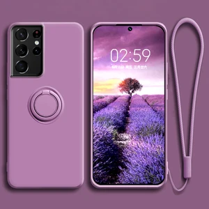 Роскошный Магнитный чехол для Samsung Galaxy S21 S20 FE Ultra S21FE S10 S9 S8 Plus A52 A72 S Note 20 10 9 S10E, чехол с кольцом-держателем