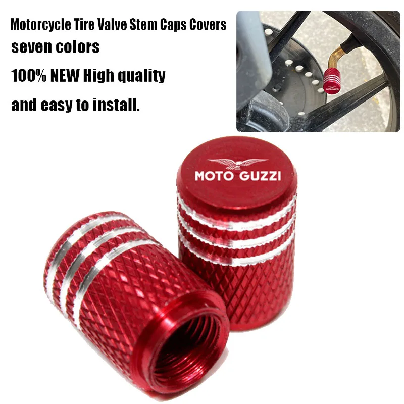 For Moto Guzzi V9 Roamer/Bobber/V85 TT/V7 Stone/Special Motorcycle Tire Valve Air Port Stem Cover Cap Plug CNC Accessories