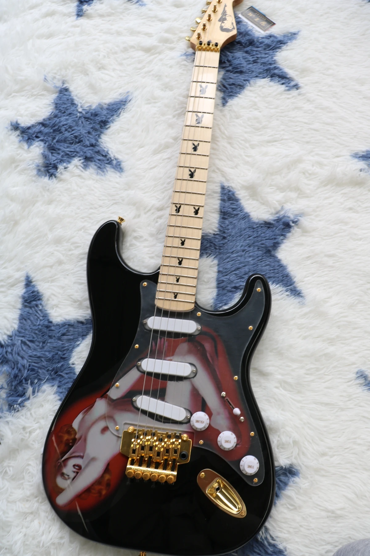 

Beautiful patterned guitar, high-end pickup truck, maple fingerboard, cool physical product, new store opening, ultra-low price