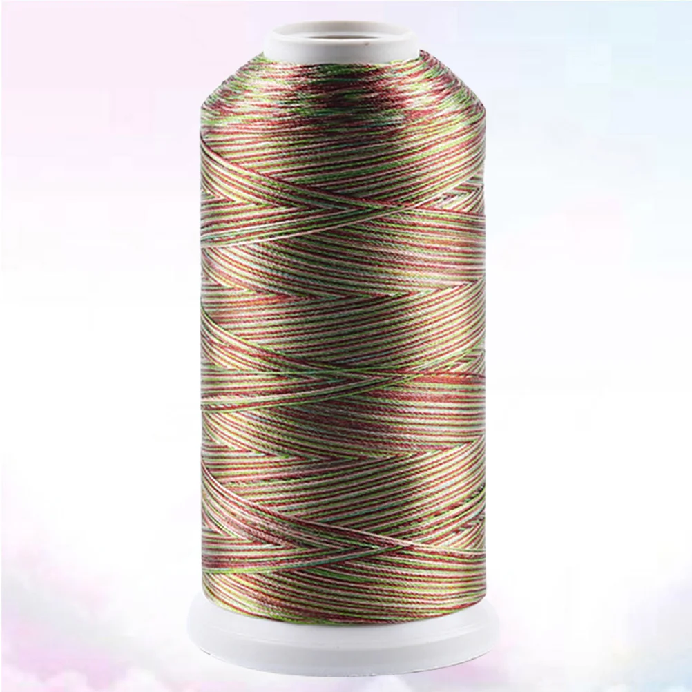 3-прядная швейная нить катушка набор из ледяного шелка полиэстеровая вышивальная