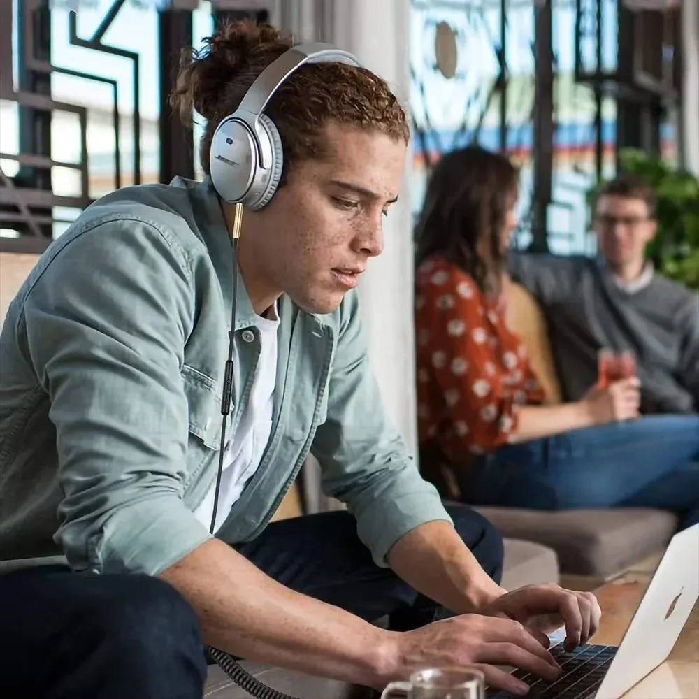 Пружинный сменный кабель-удлинитель OFC для наушников Sennheiser HD 570 590 500 200 210 270 490 Live EH