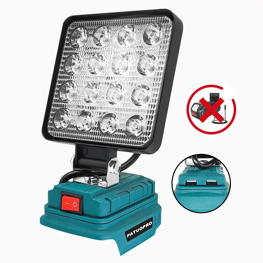 

Портативный светодиодный светильник Makita 16LED 4 дюйма
