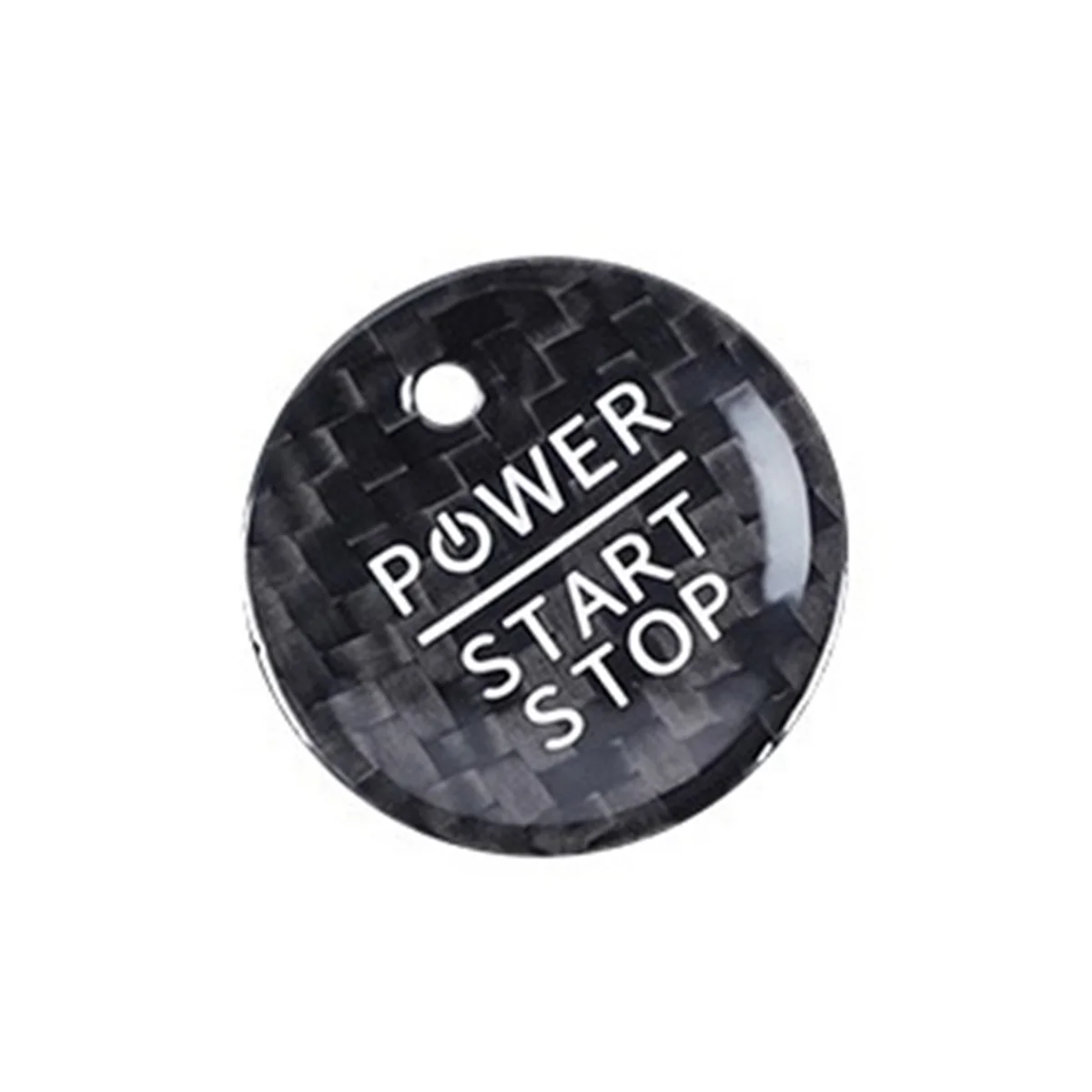 Автомобильная кнопка запуска и остановки двигателя настоящая наклейка из