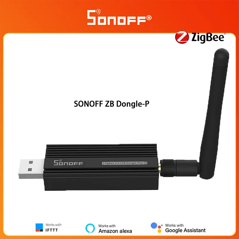 

SONOFF ZB Dongle-P -E USB Dongle Plus Zigbee Беспроводной анализатор шлюза Zigbee ZHA Zigbee2MQTT USB-накопитель с антенной