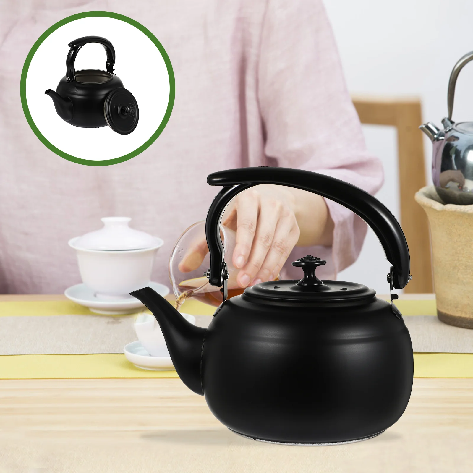 

Tea Kettle Teapot Steel Stainless Pot Infuserwater Stovetop Loose Potsjapanese Stoveteakettlemetal Iron Kettles Leaf Coffee