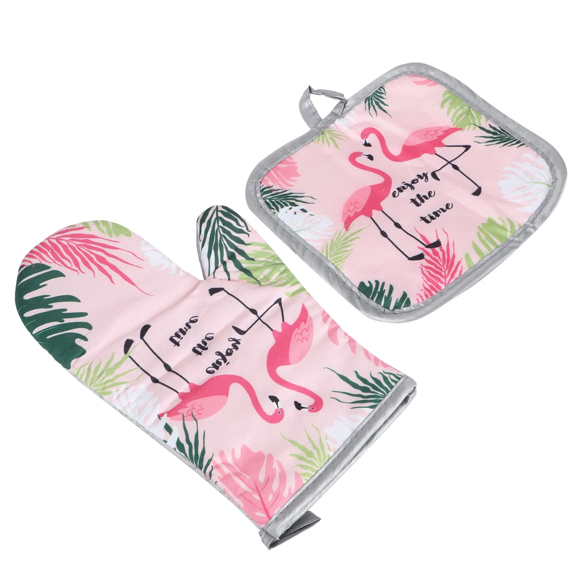 

2 Pcs Barbecue Child Grilling Gloves Childrens Mittens Baking Protective and Mat