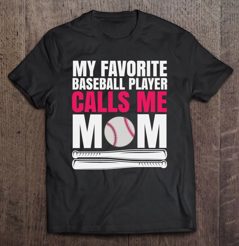 

Мой любимый бейсбольный плеер звонки мне мама Забавный бейсбольный пуловер футболка для мужчин футболка топы рубашки для мужчин манга Мужс...