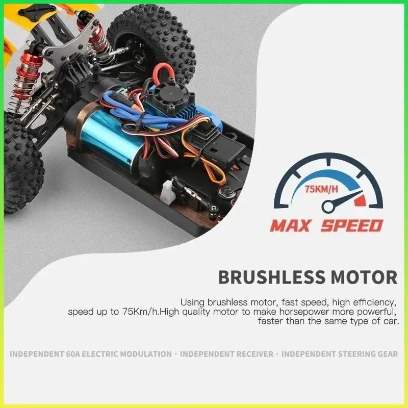 WLtoys 144016 Быстрые радиоуправляемые автомобили 35 км/ч или 75 1/14 внедорожные 4WD Drift Toys 2
