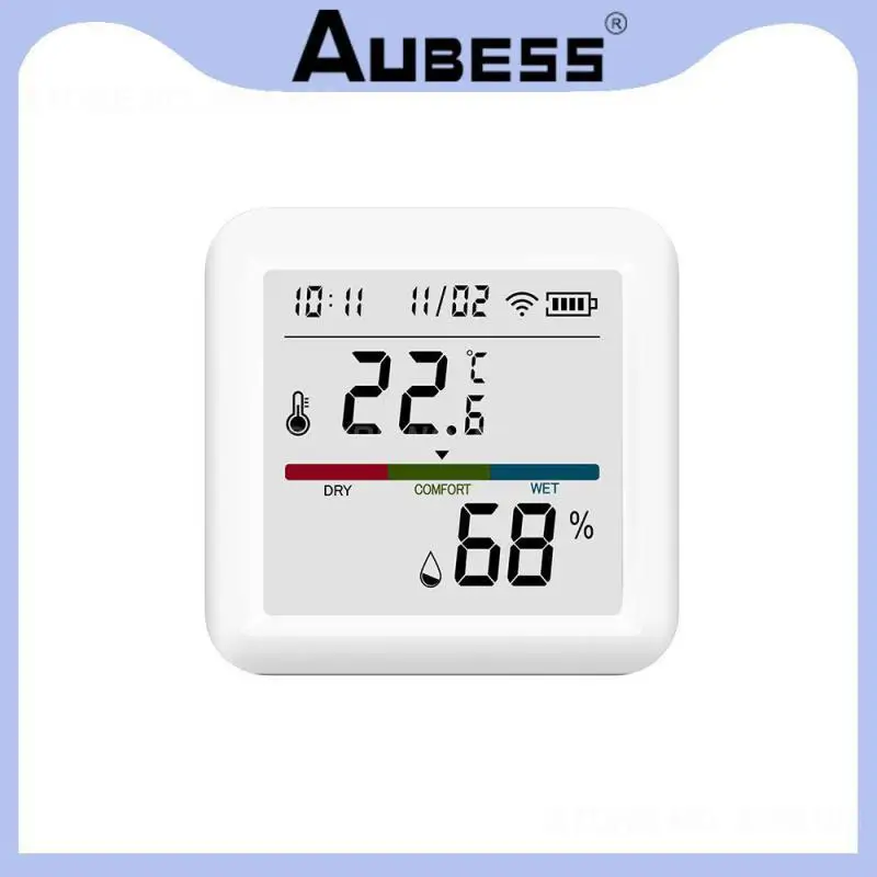

Intelligence Hygrometer Angle Adjustment Thermometer Safe Backlight Support Temperature Sensor Household Appliances Smart Home