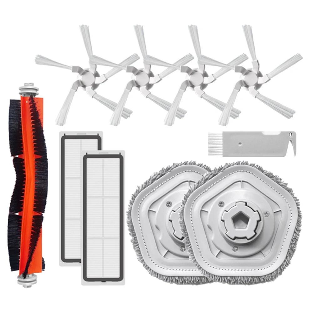 

For Bot W10 W10Pro Vacuum Cleaner Accessories, Main Side Brush, HEPA Filter, Mop Cloth Spare Parts