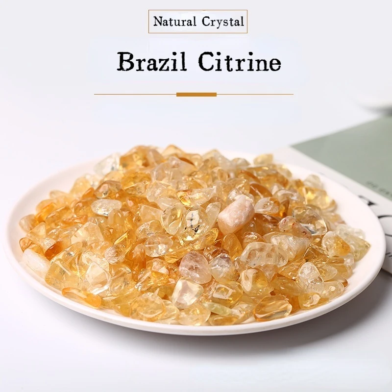 

Wholesale Natural Stone Citrine Crushed Stone Aromatherapy Beads Demagnetizing Stone Buddha Flower Pot Decoration Original Stone