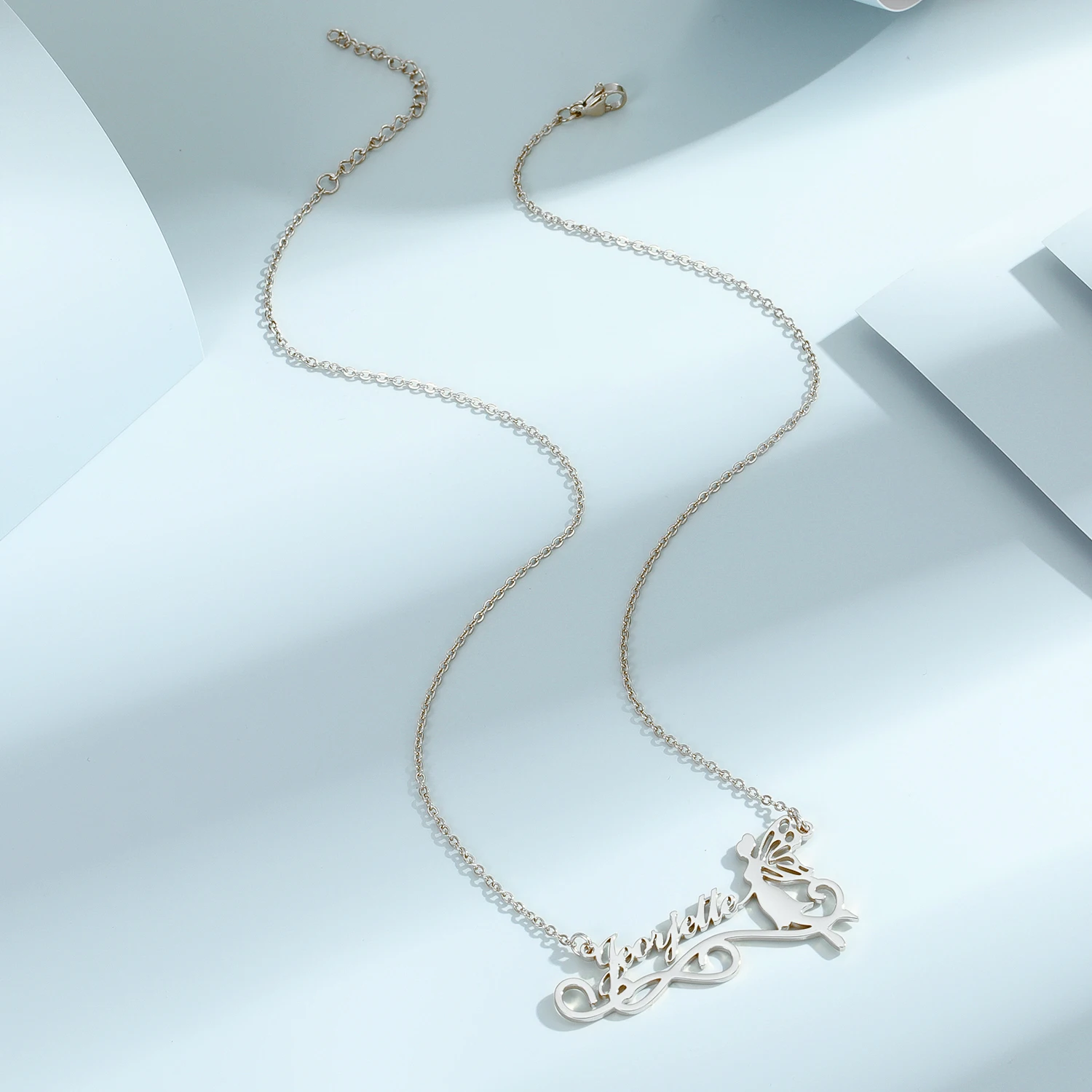 1 шт. индивидуальный персонализированный кулон с ангелом из нержавеющей стали