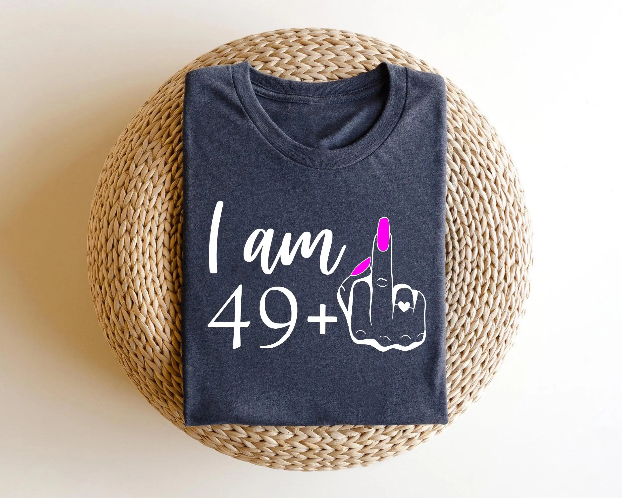 50Th Birthday T Shirt I Am Plus 49 Middle Finger Party