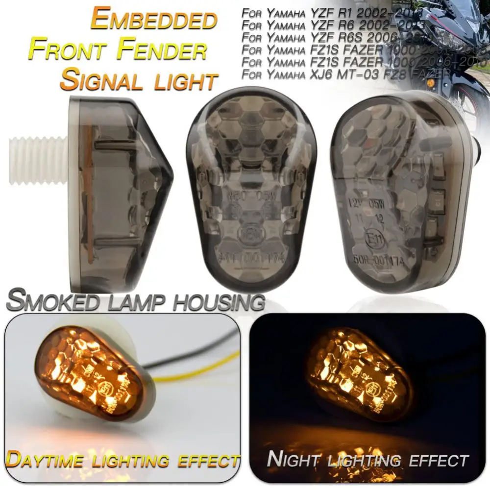 

2pcs Motorcycle Turn Signal 12V 15LED Turn Signal Light For Kawasaki / Yamaha / Reiki / Honda Motorcycle Side Signal Light