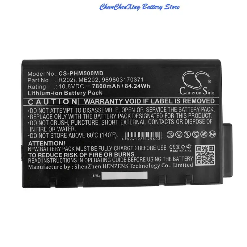 

OrangeYu 7800mAh battery for Philips Micron Transport CTG7 GX2 GX3 TC20 VX XT XT2 ZX GX GX+,PageWriter TC30 TC50 TC70,CM10