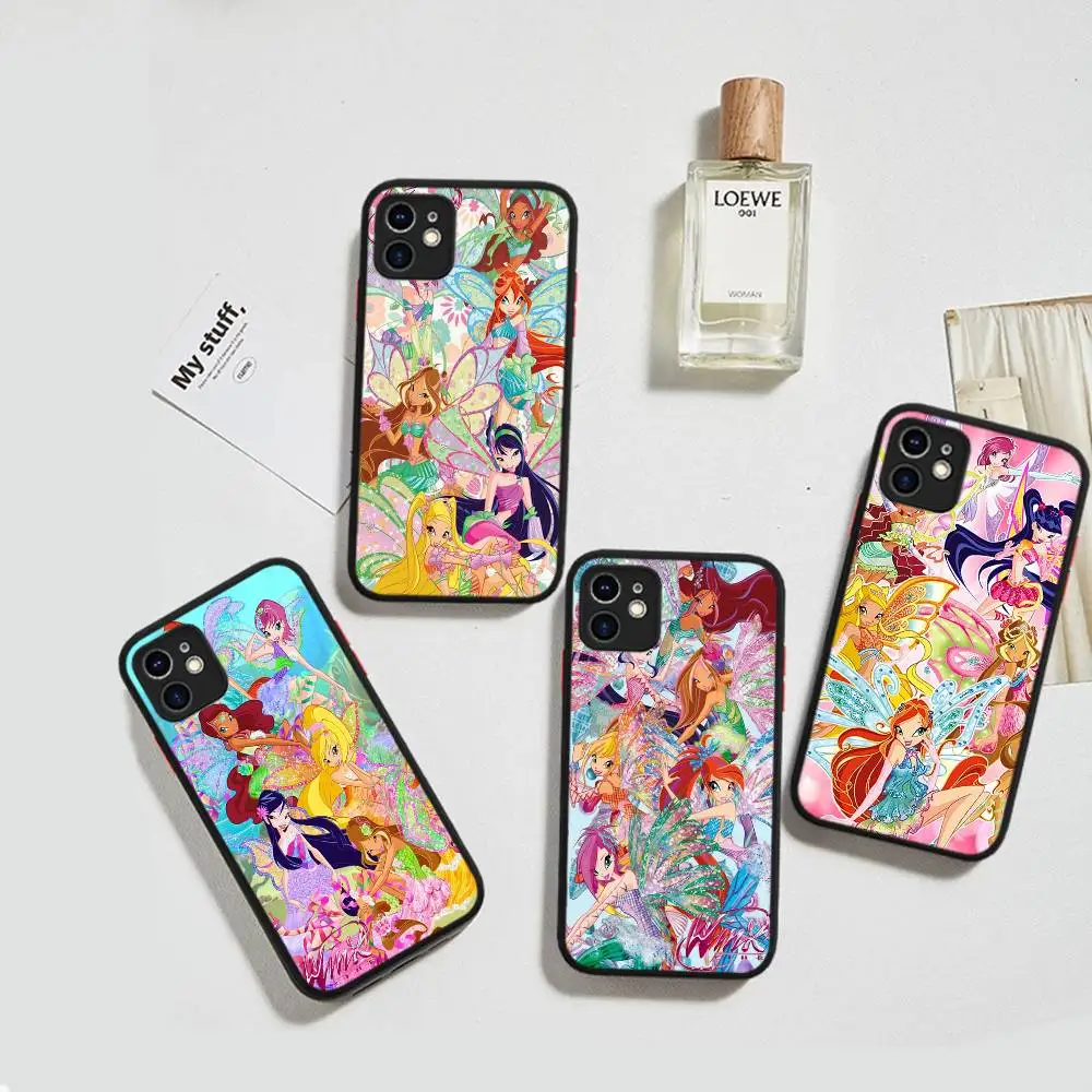 Фото Стильный и милый чехол Winx Club для iPhone 16, 15, 14 Plus, 15, 13, 12, 11 Pro Max, X, XS MAX, матовый №1
