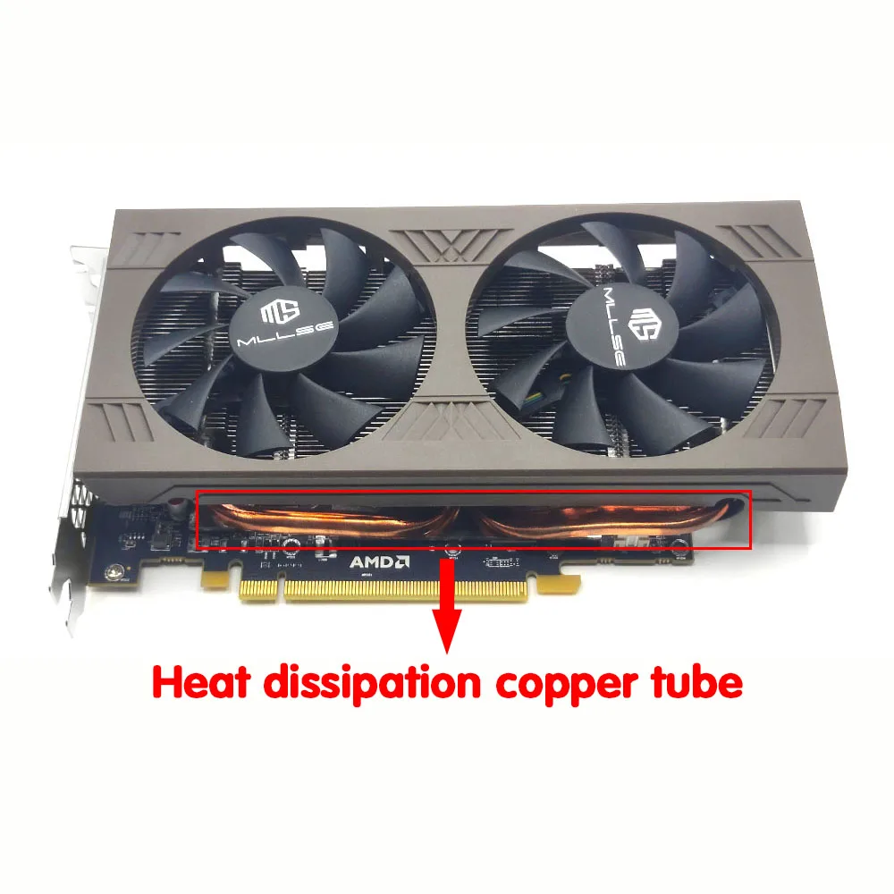 Игровая видеокарта MLLSE AMD RX 580 8 Гб 2048SP GDDR5 256Bit PCI Express 3 0 × 16 8Pin Radeon GPU игровая - купить