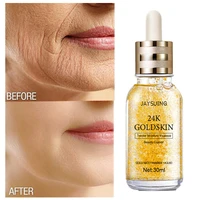 24k gold collagen lifting firming facial serum lighten fine lines dark spots whiten brighten essence anti aging wrinkle skincare