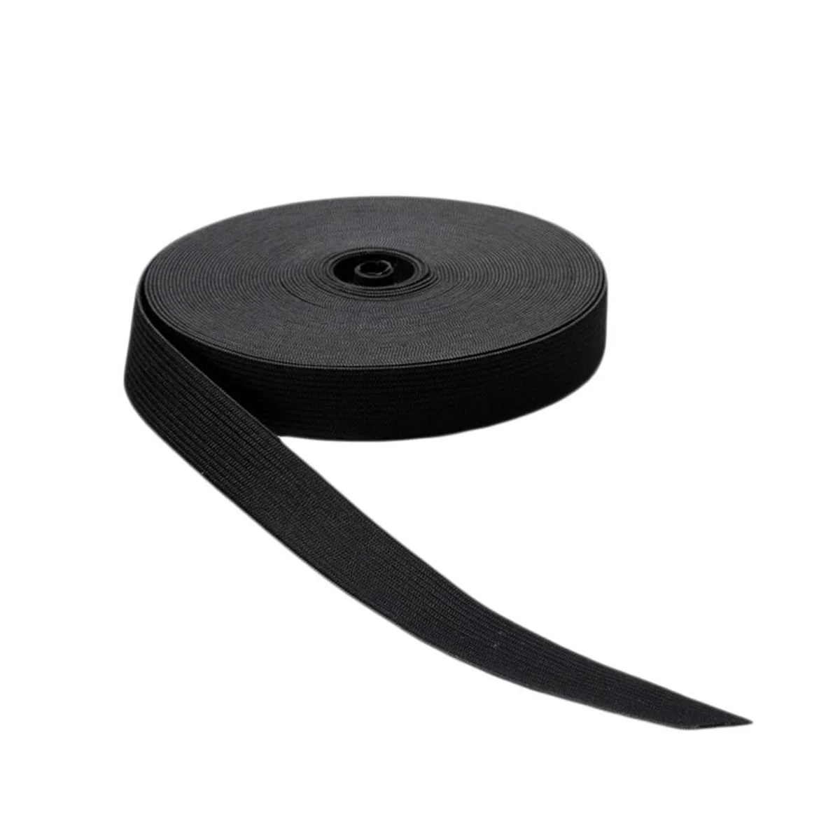 

1 Roll Elastic Waistband Stretchy High Elastic Band Sewing DIY Craft 2cmx40m, Black
