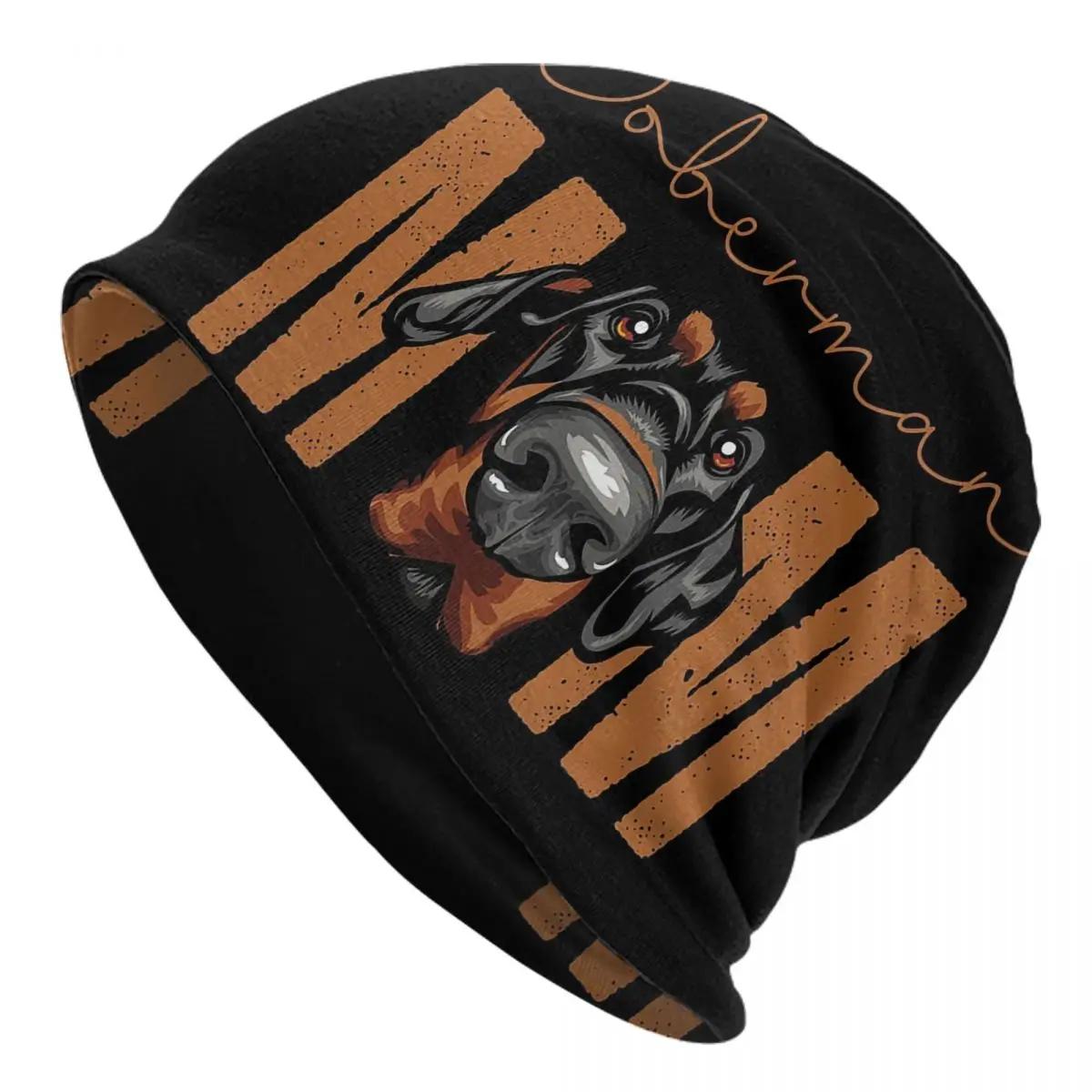 

Шапка-бини Doberman для мужчин и женщин, Тёплый головной убор для взрослых, в стиле хип-хоп, Осень-зима