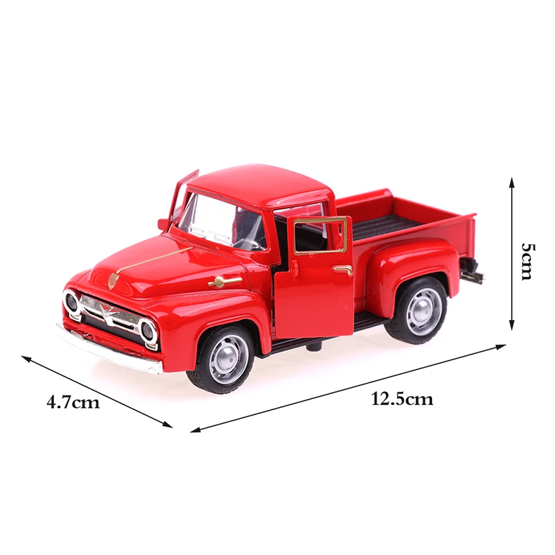 

1:32 Classic Pickup Truck Car Toy Diecast Pocket Portable Simulation Car Collection Toys For Children Car Model Toys