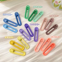 3piecesset hair ties candy color hairpin girl side clip monogram clip cute little hairpin headdress hair accessories