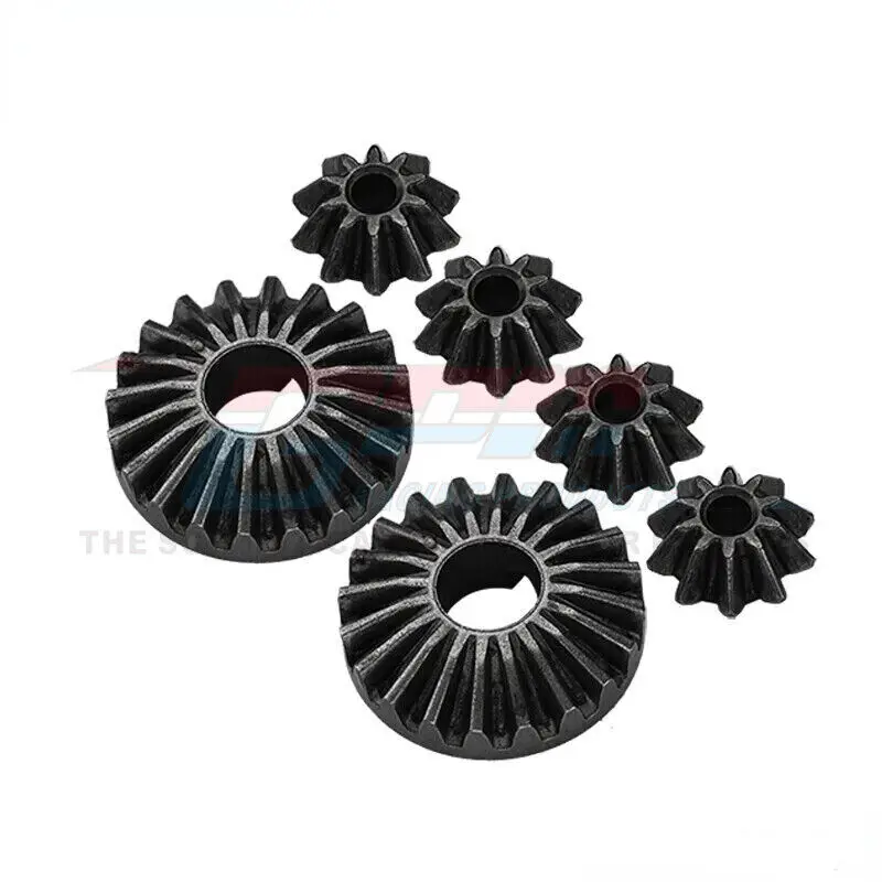 

1/8 Mid Carbon Steel Front/Rear/Mid Diff Gear Set for TRAXXAS 4WD SLEDGE RC