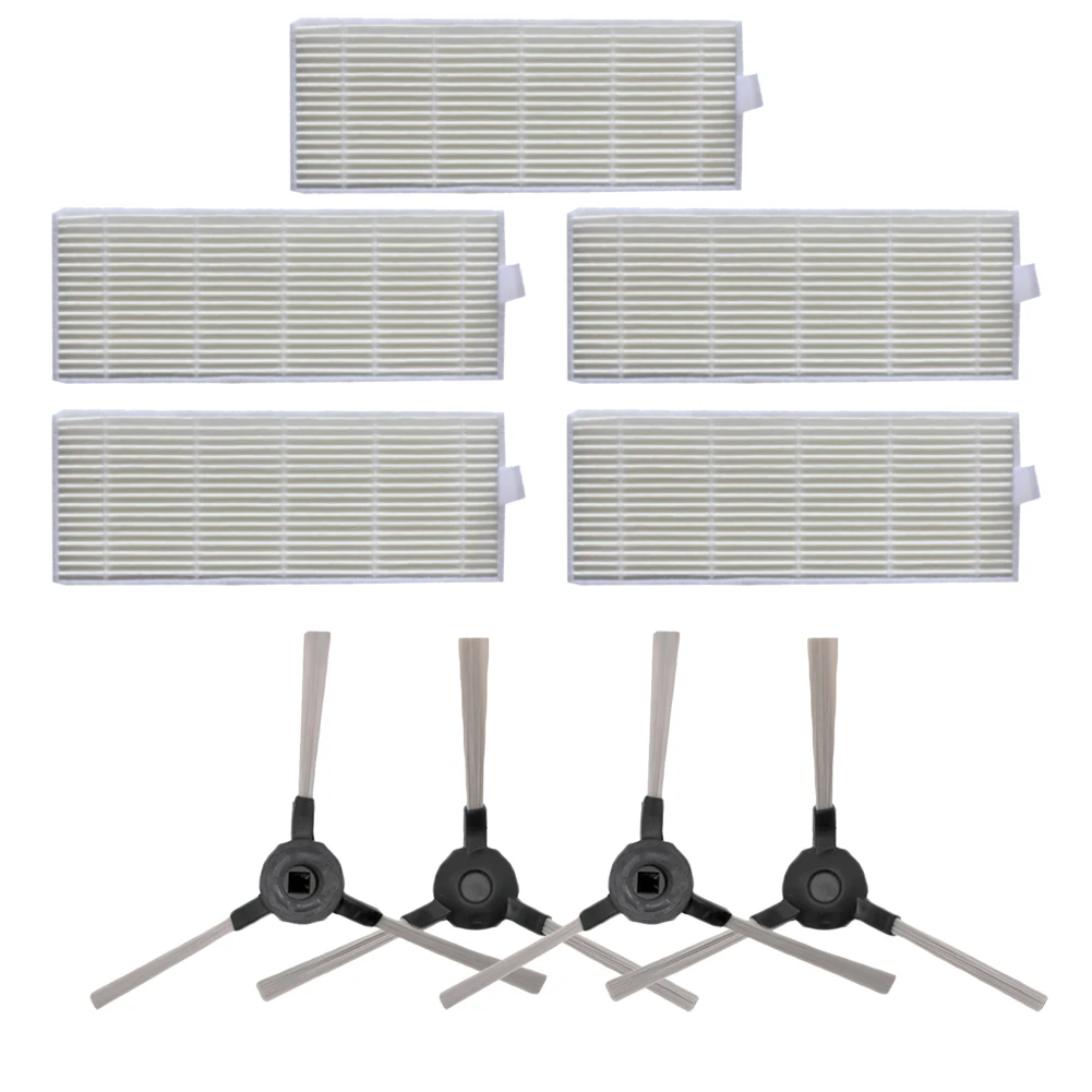 

For Vileda VR ONE Vacuum Cleaner Filter Side Brush Set Replacements Robotic Sweeper Parts Accessories